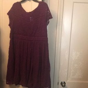 NWT maroon lace dress